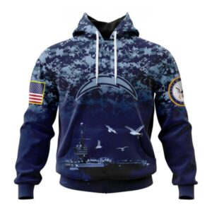 Los Angeles Chargers | Honor US Navy Veterans Hoodies