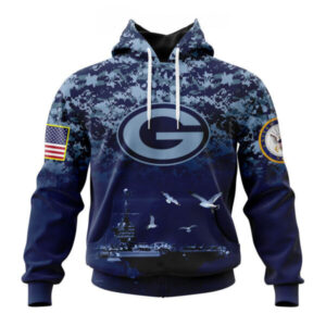 Green Bay Packers | Honor US Navy Veterans Hoodies