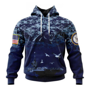 Carolina Panthers | Honor US Navy Veterans Hoodies
