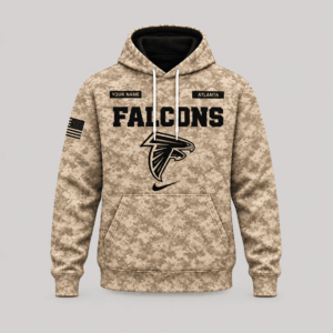 Atlanta Falcons | Personalized Desert Camo Military Hoodie